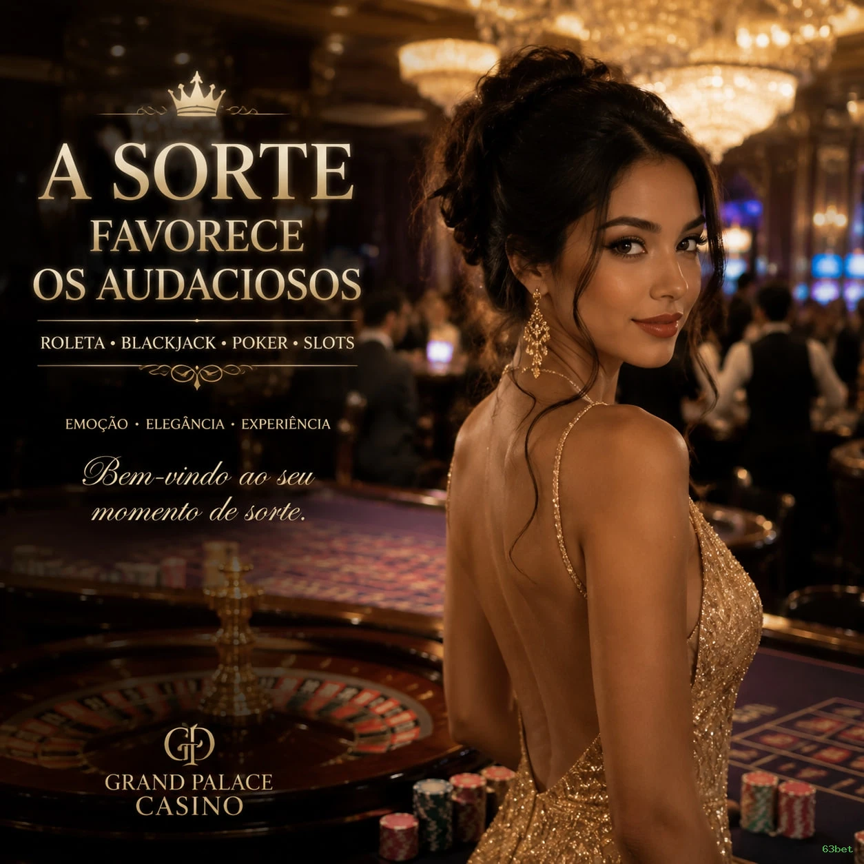 Cassino ao Vivo 63bet - Dealers Brasileiros Profissionais